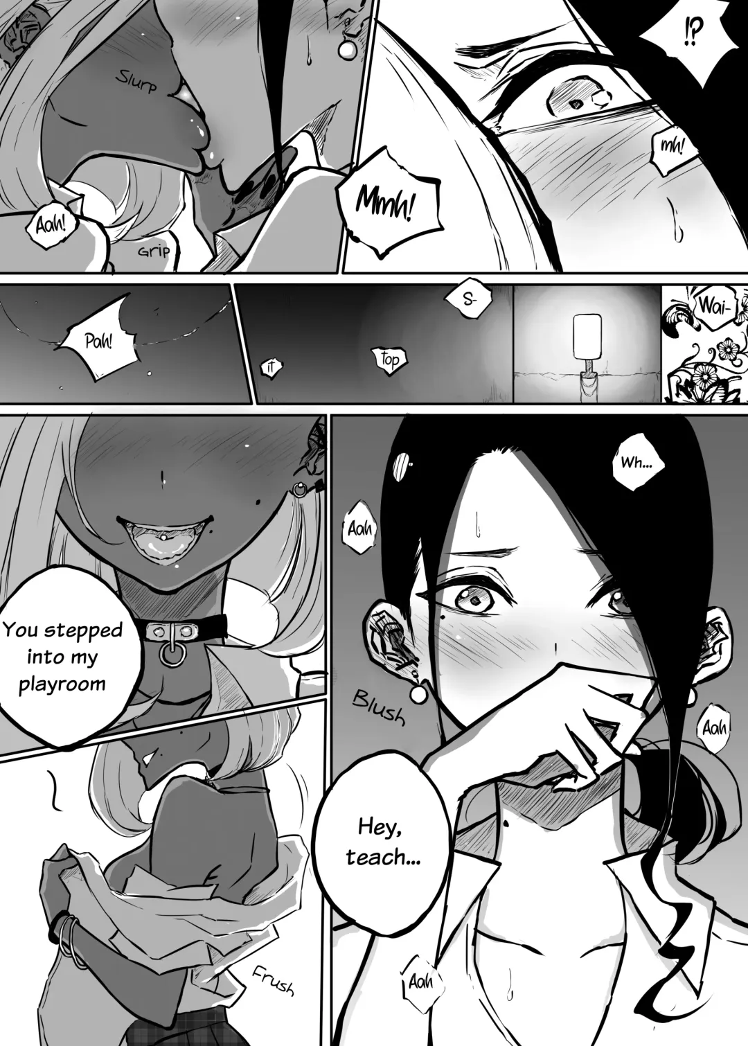 [Pandacorya] Sparta Sensei ga Oshiego no Bitch Gal ni Ecchi na Koto Sareru Hanashi | The Story of a Strict Teacher Who Got Fucked by Her Gyaru Bitch Student Fhentai - Page 14