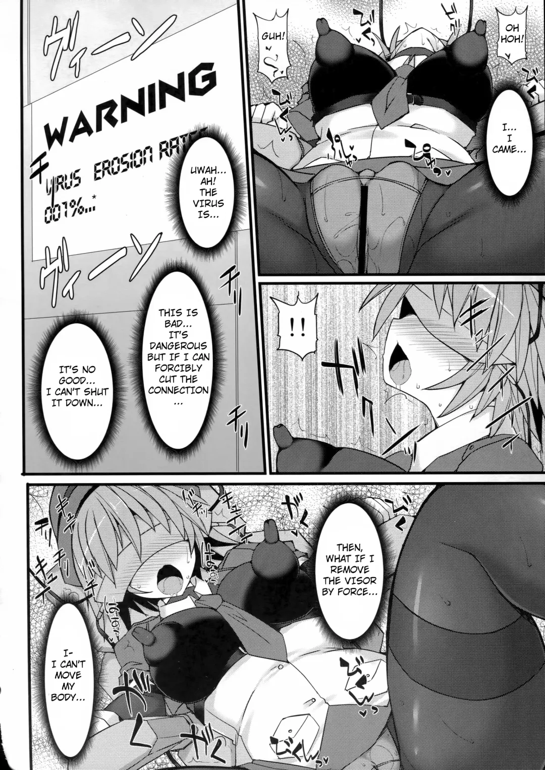 [Hisui] Cyber Police Rin - Subepichi KuroSto Fukei Ahegao Kairaku Sennou Fhentai - Page 13