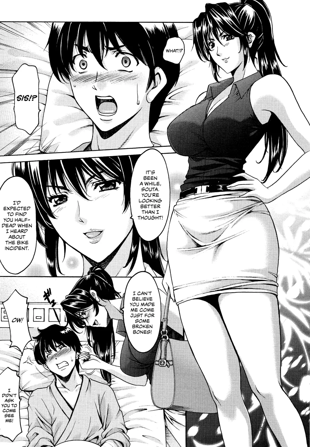 [Hoshino Ryuichi] Oshikake Byouin Kijouika | Gatecrash Hospital Cowgirl Sex Ward Ch. 1 Fhentai - Page 3
