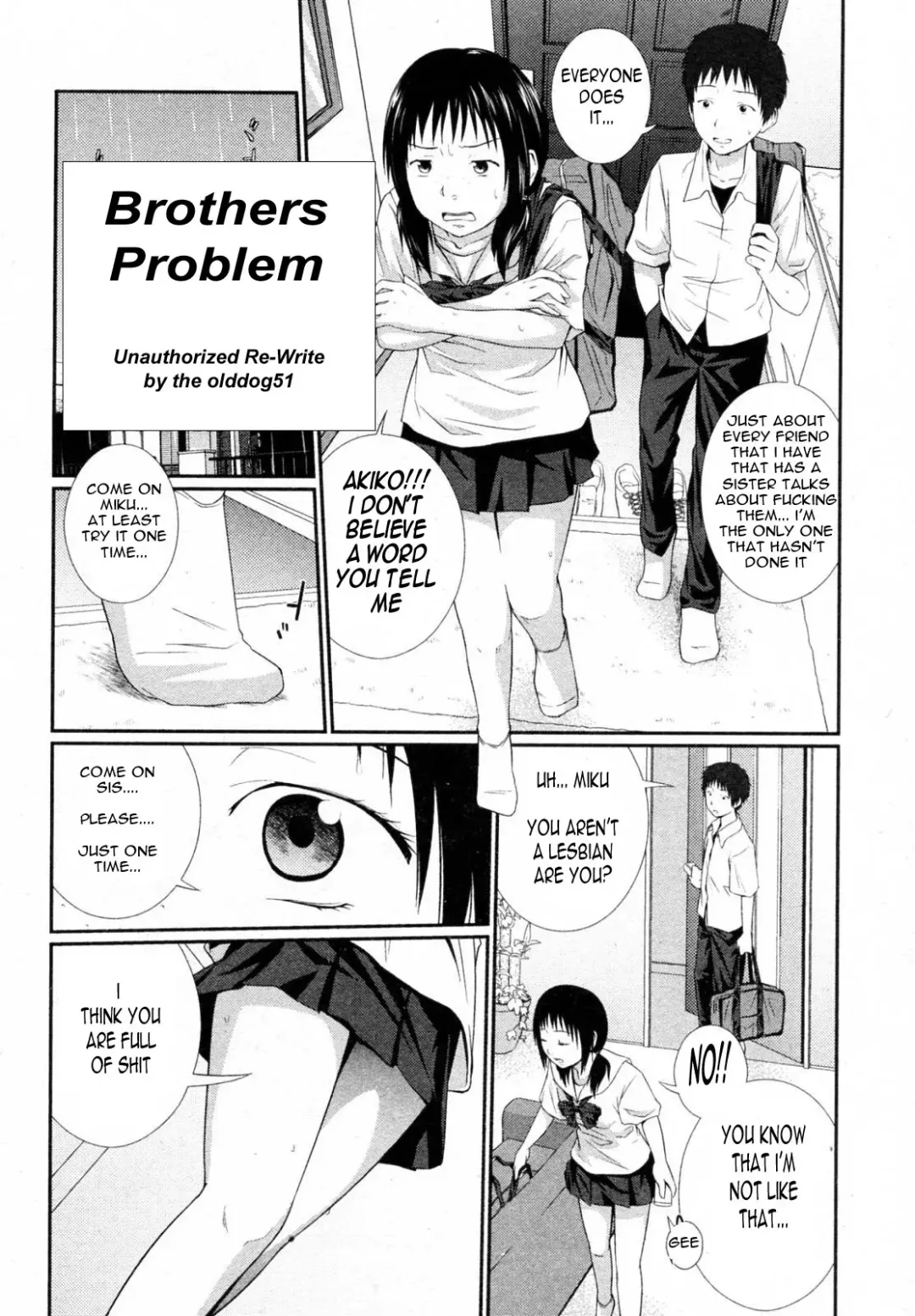 [Tsubaki Jushirou] Brothers Problem Fhentai - Page 1