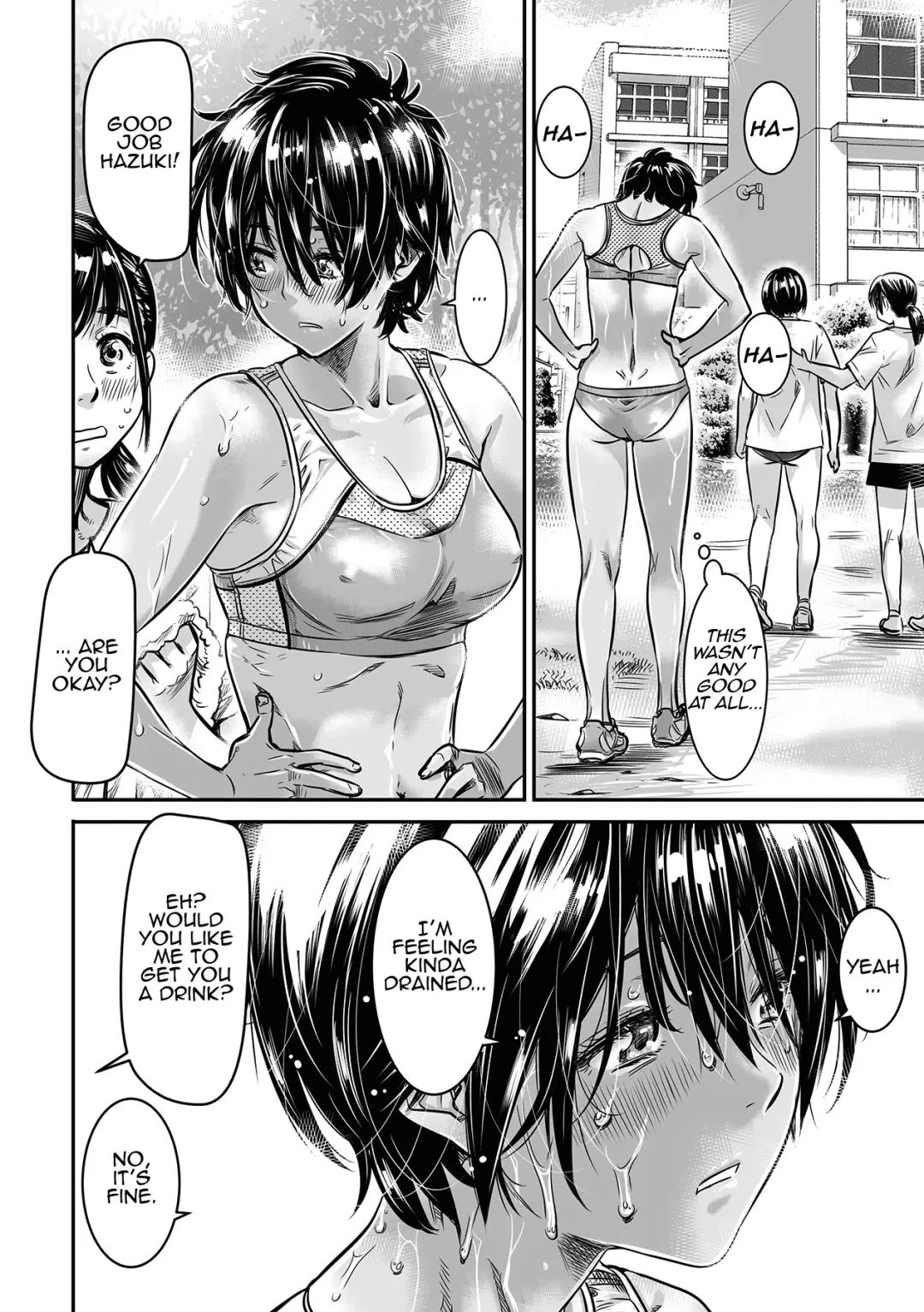 [Maruta] Shinchou 175cm no Rikujou Shoujo wa Kouhai Danshi no Seishi o Nomitagaru | 175cm Tall Track and Field Girl Really Wants to Drink Her Kouhai's Semen Fhentai - Page 7