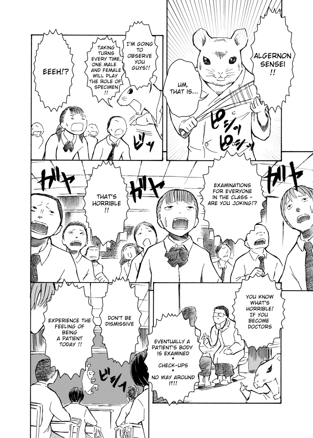 [Suzuki Tenpura] Classmate no Mae de Zenra de Kenshin o Ukesaseraremashita... | I was given a naked medical examination in front of my classmates... Fhentai - Page 3