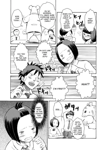 [Suzuki Tenpura] Classmate no Mae de Zenra de Kenshin o Ukesaseraremashita... | I was given a naked medical examination in front of my classmates... Fhentai - Page 4