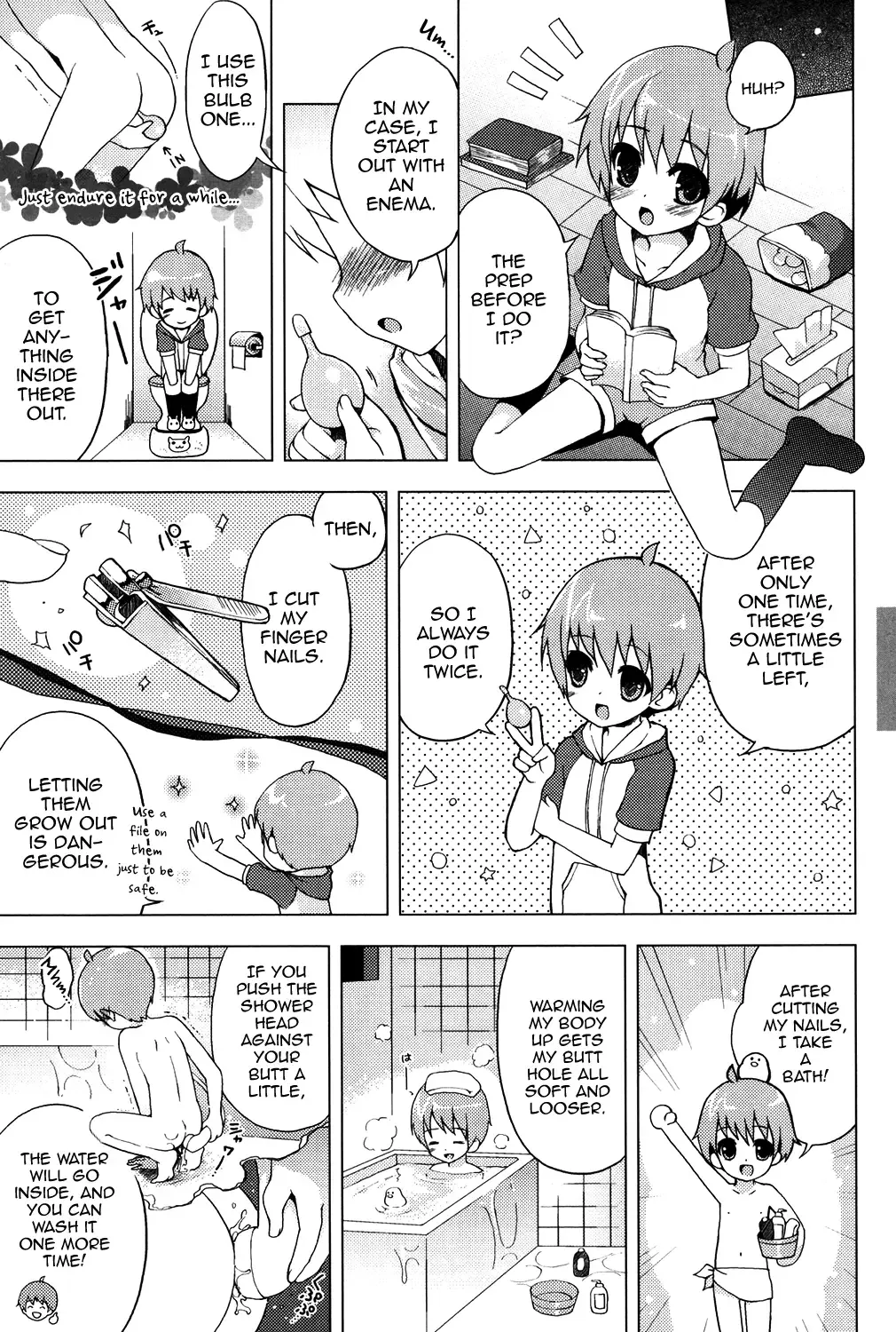[Abu Hyaku - Kasukabe Akira - Nemunemu] Hitori de Dekirumon ~ Otokonoko no Tame no Ananie Nyuumon ~ | You Can Do It Alone! ~ Introduction to Anal Masturbation For Boys ~ Fhentai - Page 26