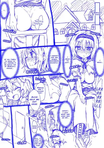 [Kaibutsu O Koeta Kaibutsu] Alice to Marisa no Kuso Kiss | Alice and Marisa's Smelly Kiss - Fhentai.net