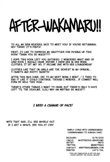 [Pinta] Ushiwakamaru to Kurasu dake | Simply Living with Ushiwakamaru (decensored) Fhentai - Page 21