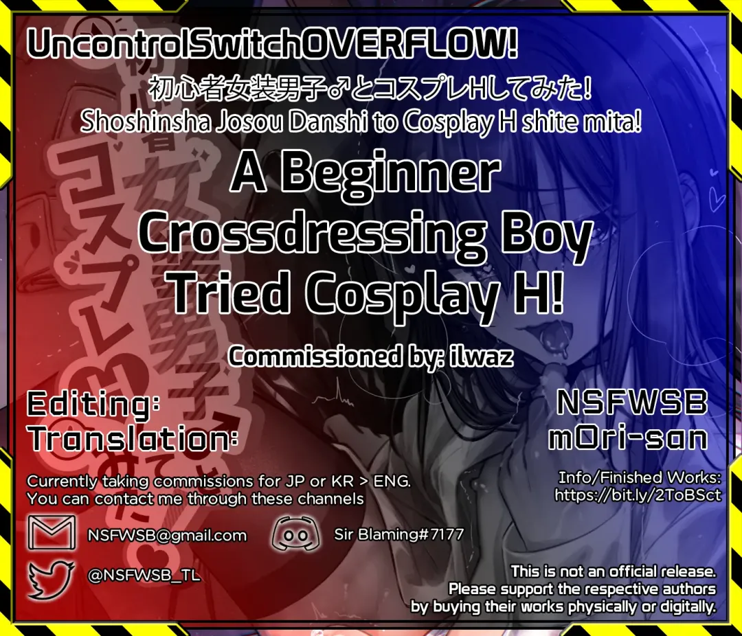 [Morino Bambi] Shoshinsha Josou Danshi to Cosplay H shite mita! Fhentai - Page 37