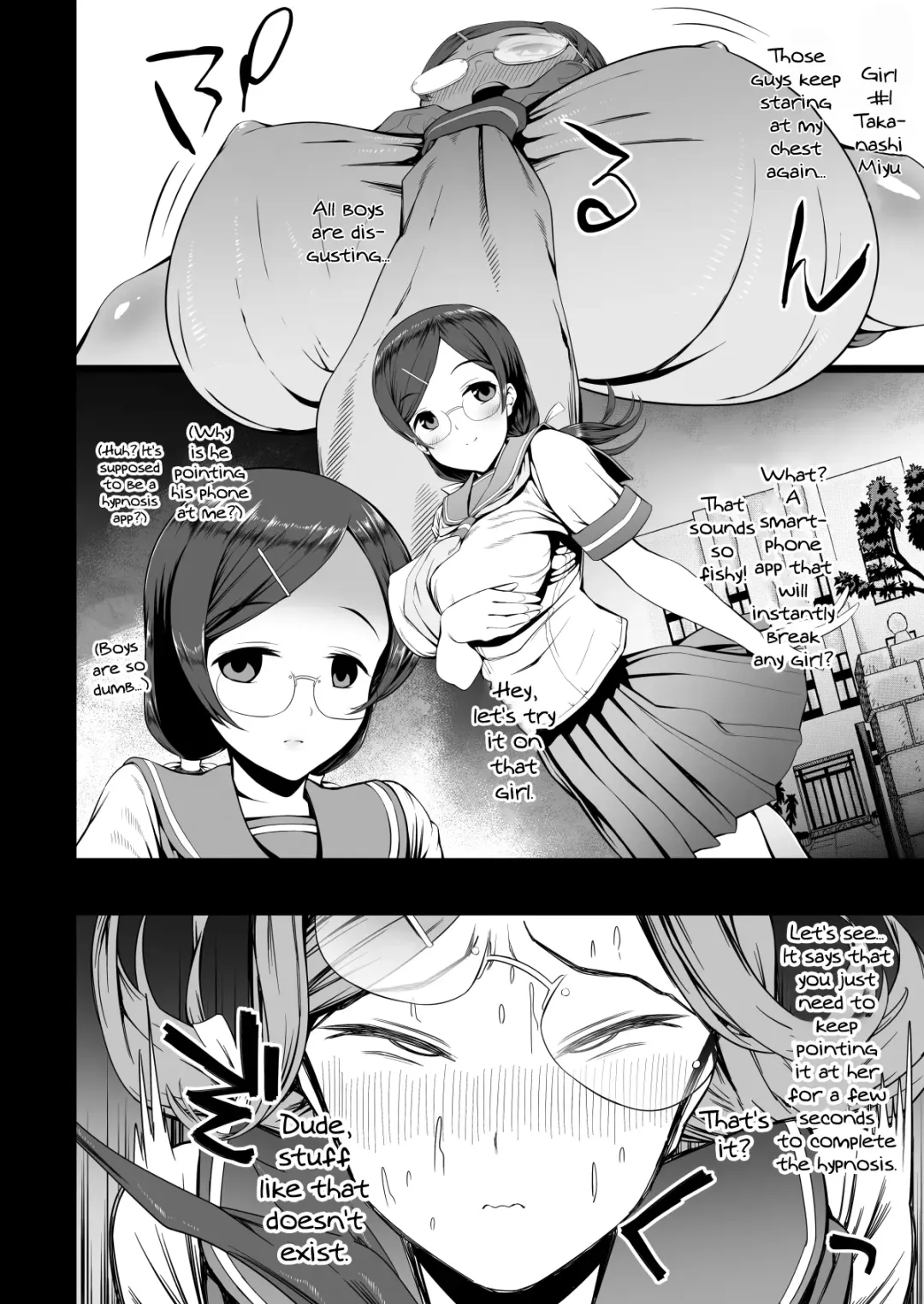 [Aburi] Kirai na Otoko ni Saimin Appli o Kakerareru Musume-tachi | The Girls Who Got Hypnotized By The Guys They Hated Fhentai - Page 2