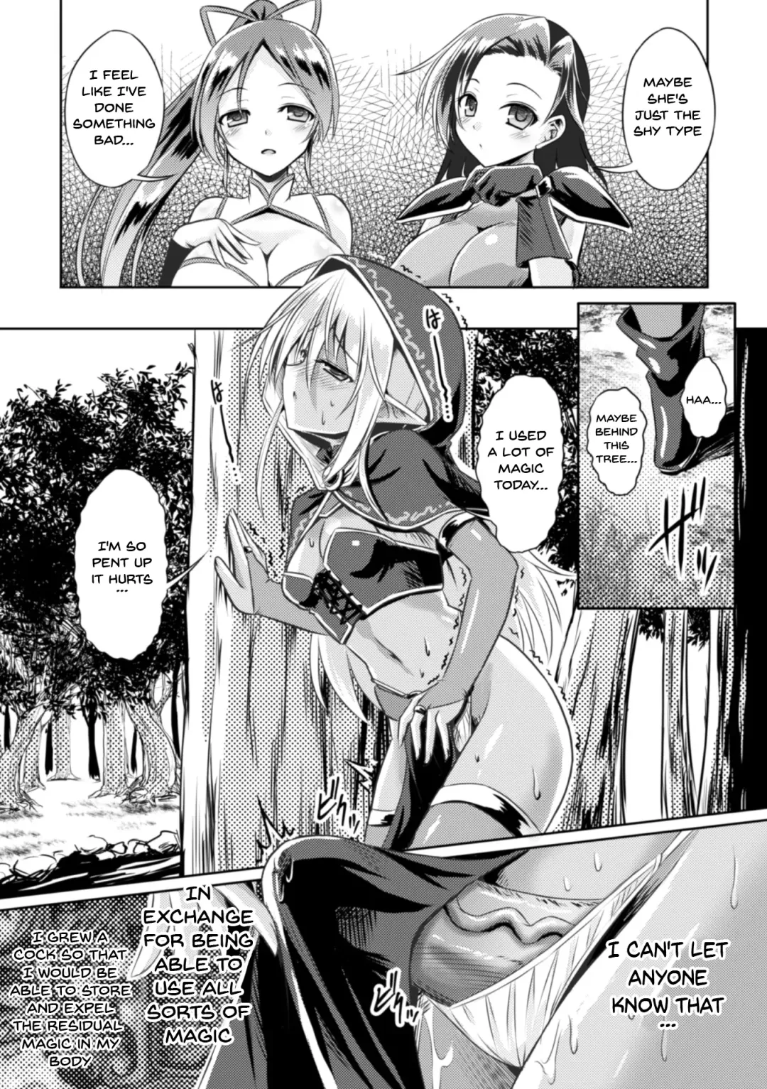 [Hisui - Yamu] 2D Comic Magazine Futanari Shokushu Sakusei Shasei Kairaku ni Oboreru Heroine-tachi | 2D Comic Magazine Futanari Tentacle Sperm Squeezing - The Heroines Who Drown In The Pleasure Of Ejaculating Vol. 2 Ch.1-2 Fhentai.net - Page 26