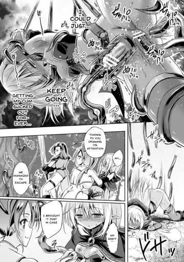 [Hisui - Yamu] 2D Comic Magazine Futanari Shokushu Sakusei Shasei Kairaku ni Oboreru Heroine-tachi | 2D Comic Magazine Futanari Tentacle Sperm Squeezing - The Heroines Who Drown In The Pleasure Of Ejaculating Vol. 2 Ch.1-2 Fhentai.net - Page 43