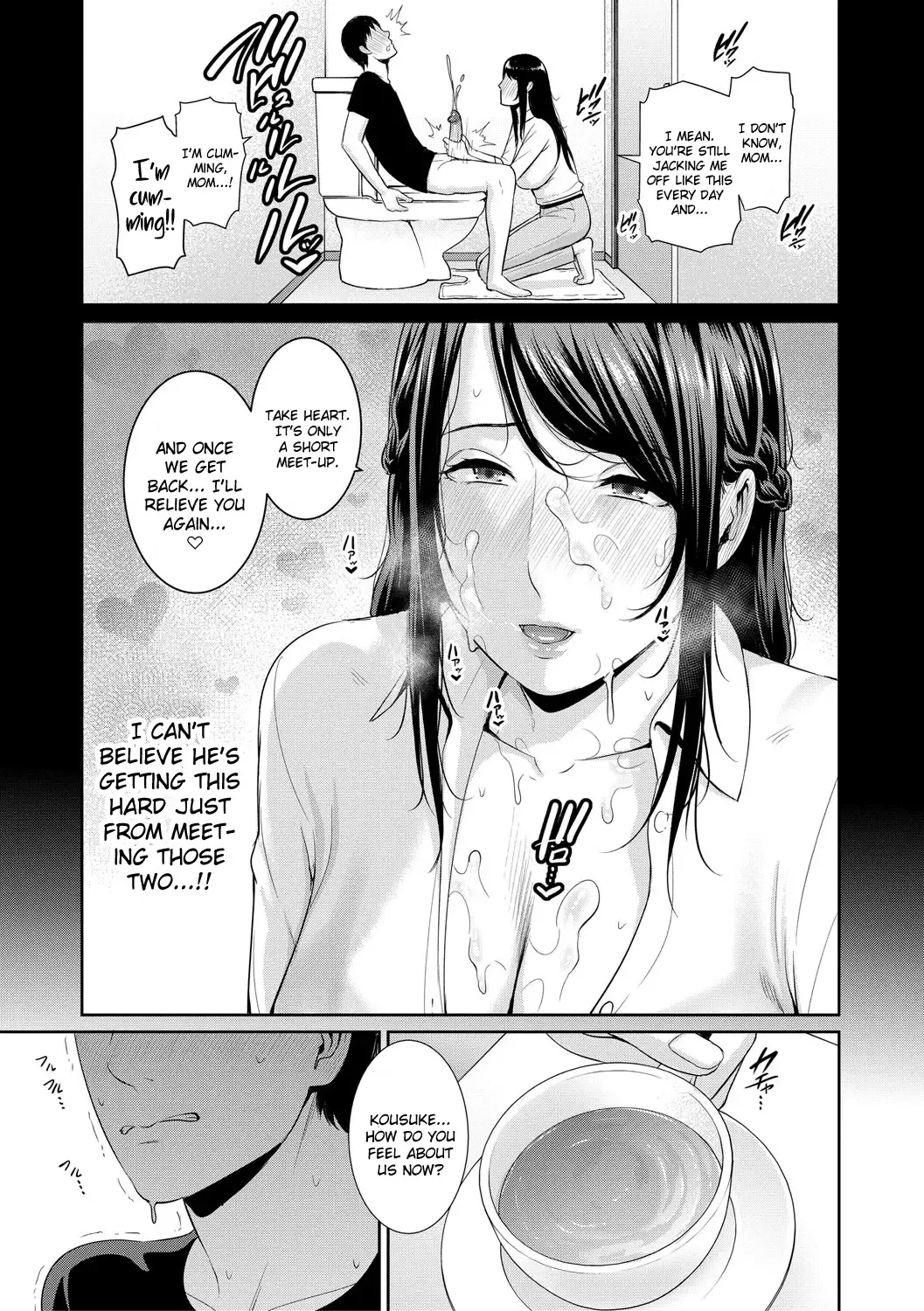[Gonza] Boku dake no Inbo-tachi | My Three Horny Moms Fhentai - Page 130