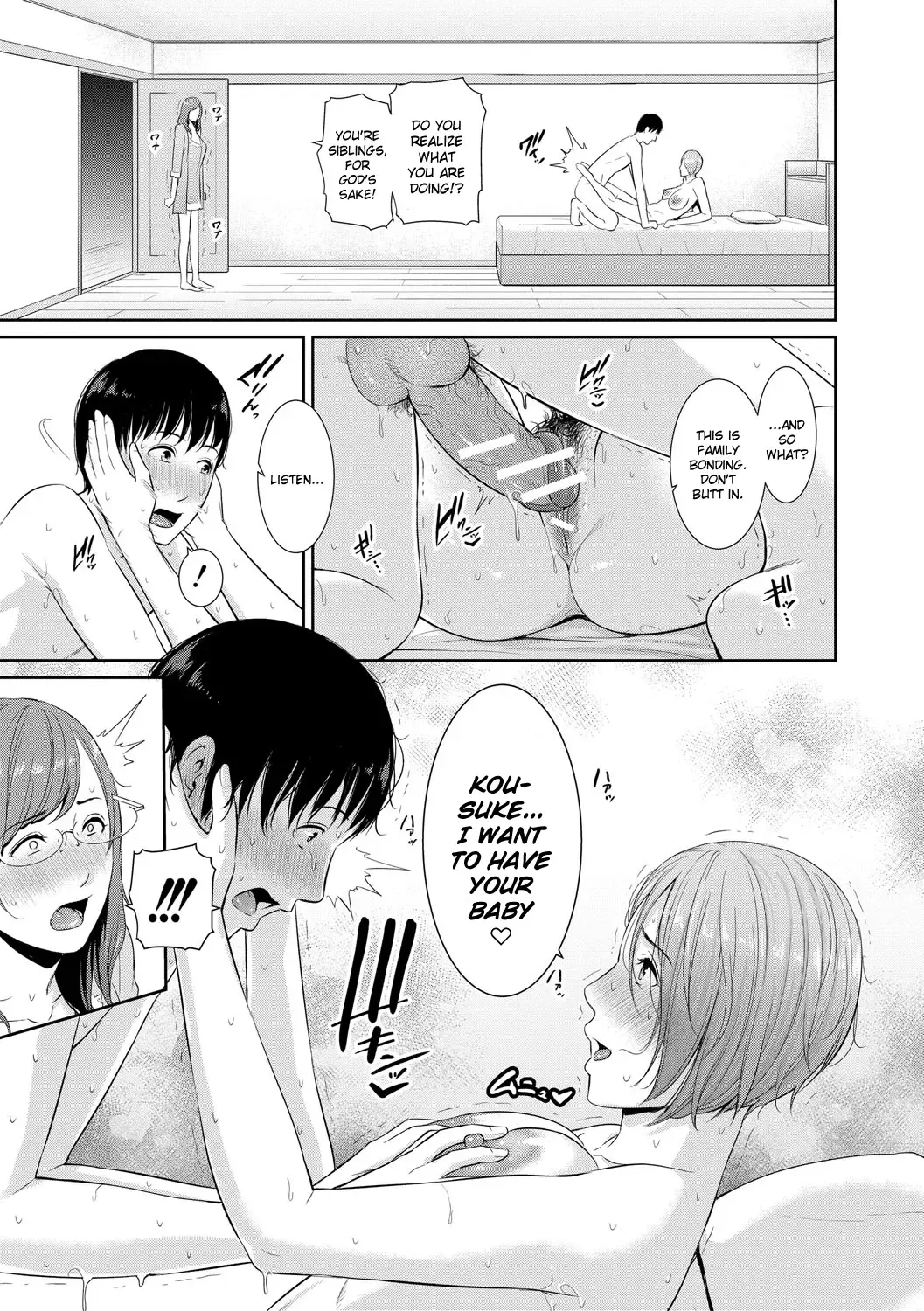 [Gonza] Boku dake no Inbo-tachi | My Three Horny Moms Fhentai - Page 42
