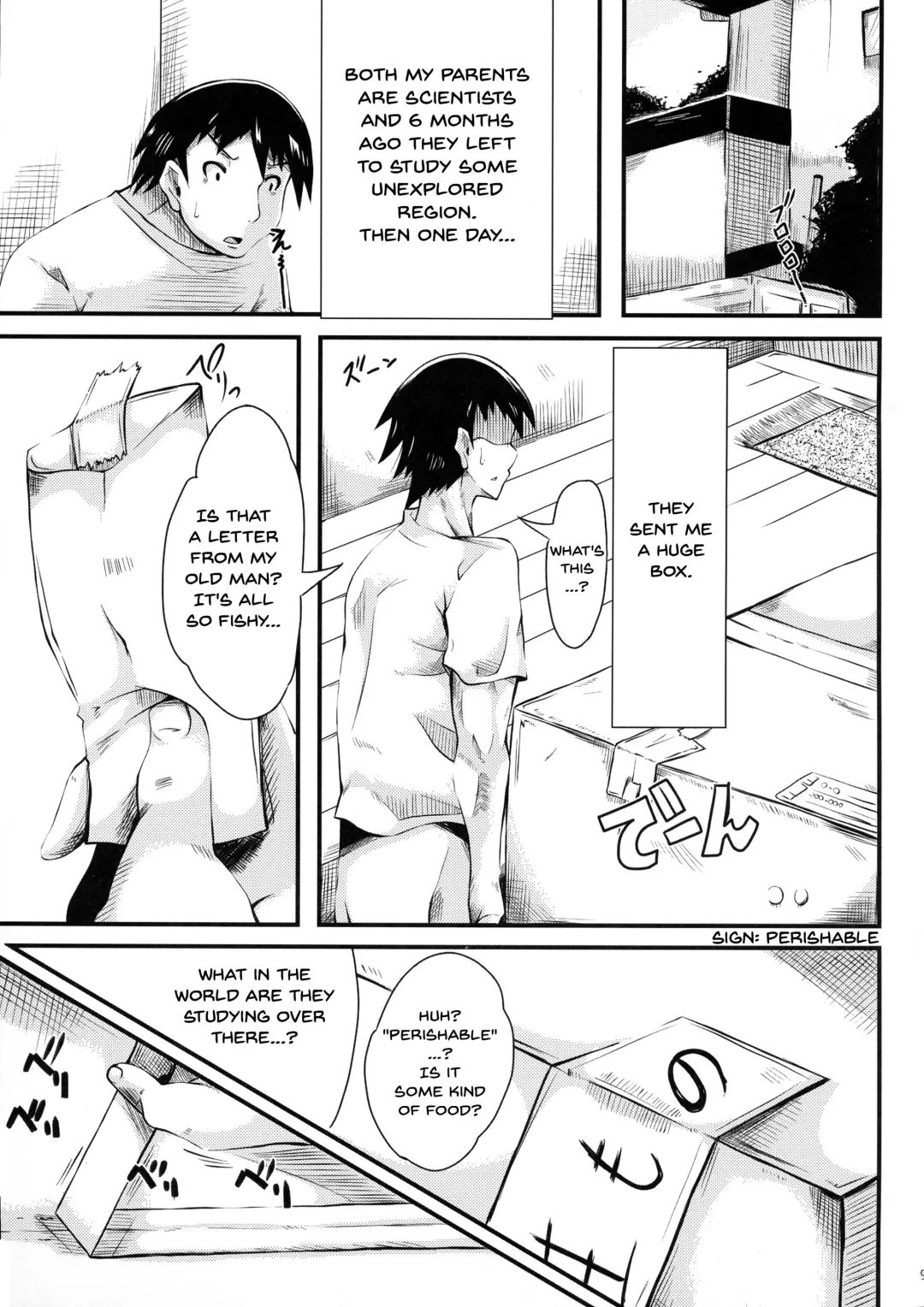 [Tsuchinoshita Kaeru] Hikyou kara no Okurimono | Delivered From An Unexplored Region Fhentai - Page 3