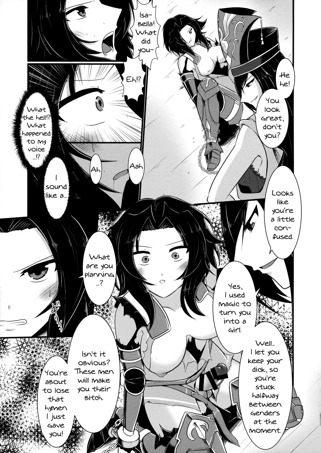 [Seres Ryu] Nyotablue 2 ~Toraware no Soukenshi~ | Nyotablue 2 ~The Captured Swordsman~ Fhentai - Page 8