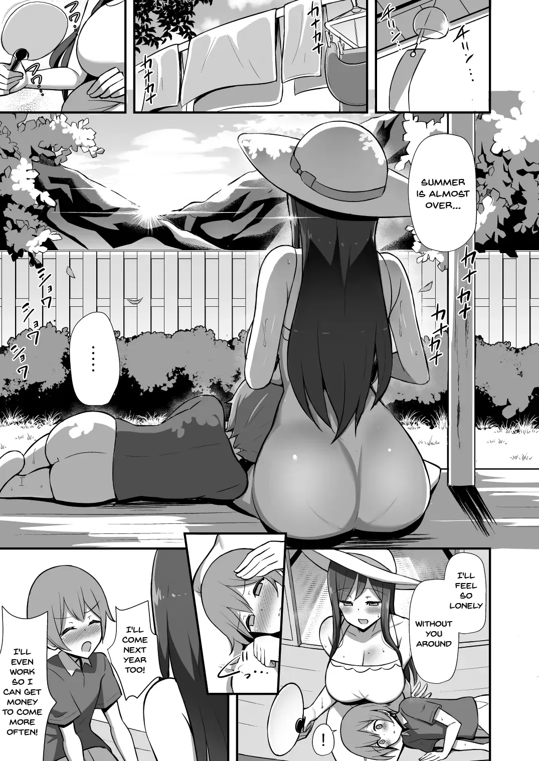 [Hanabi] Shiro OnePi Onee-san to Babubabu Inaka Ecchi | Baby Sex With The Onee-San In the Sundress Fhentai.net - Page 32