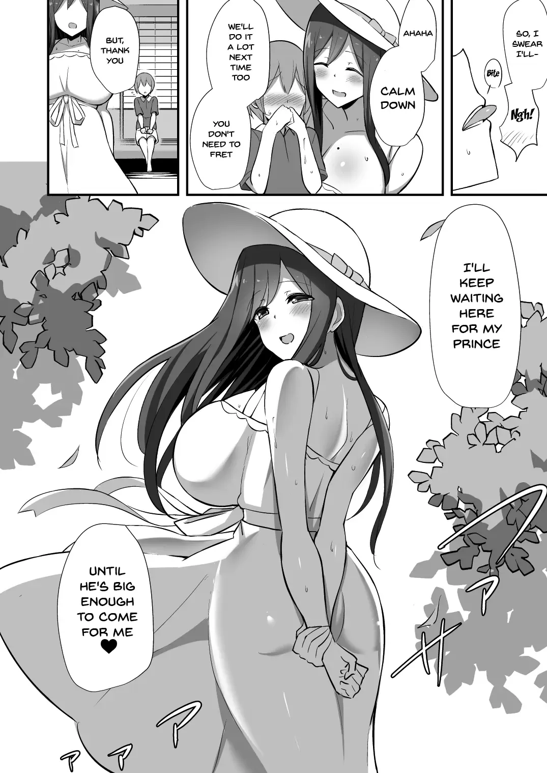 [Hanabi] Shiro OnePi Onee-san to Babubabu Inaka Ecchi | Baby Sex With The Onee-San In the Sundress Fhentai.net - Page 33