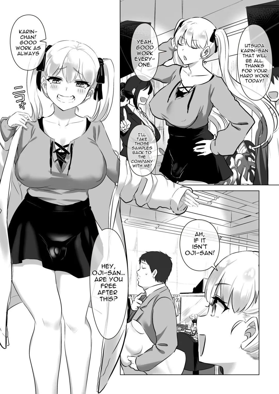 [Inari Mochi] Futa Gal DokuMo Souda Karin Datsu Seikatsuku de Love Love Gohoushi!! | Curing The Aches Of The Day With Futa Gal Amateur Model Karin's Lovey Dovey Service Fhentai - Page 2