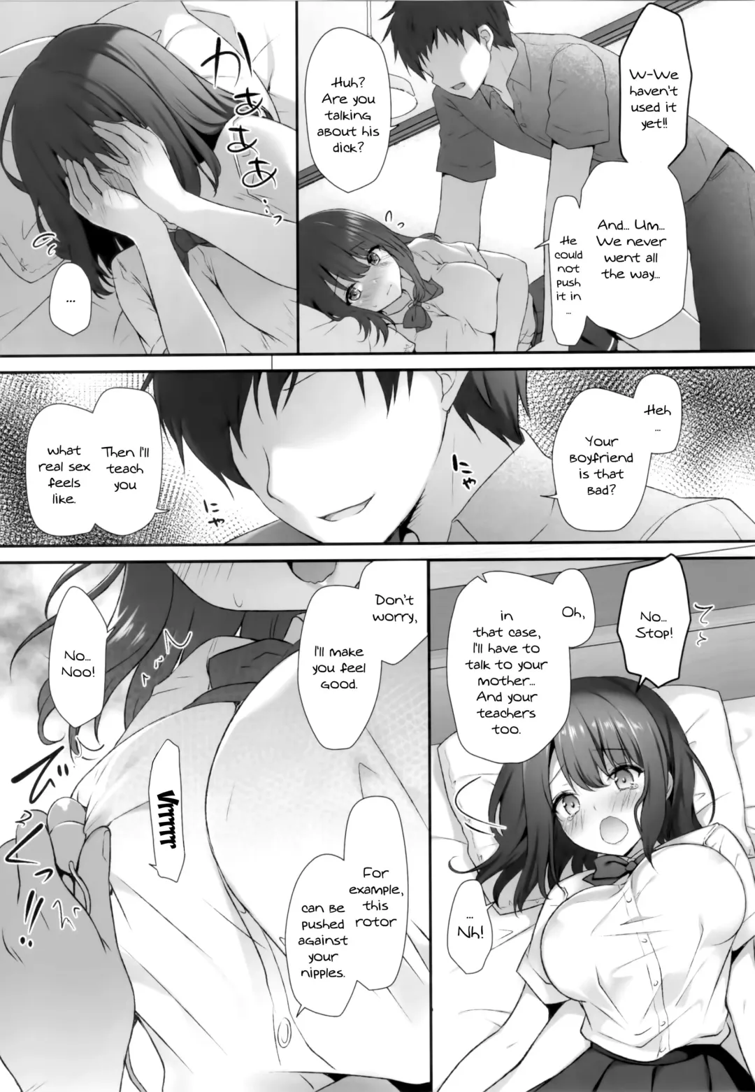 [Kino] Sensei Dame desu... ~Kyonyuu Shoujo Momoka no Futaana Omocha Seme~ | Sensei We Shouldn't... Fhentai.net - Page 7