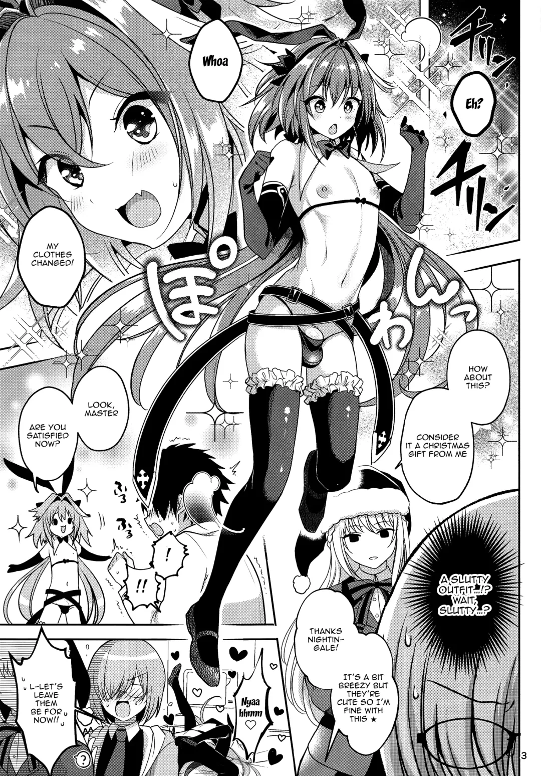 [Menoko] Master no Youbou de Saishuu Sairin ga Ero Ishou ni Natte Shimatta Astolfo-kun | Because Of His Master's Request Astolfo-kun Got Lewd Clothing For His Last Stage of Ascension Fhentai.net - Page 4