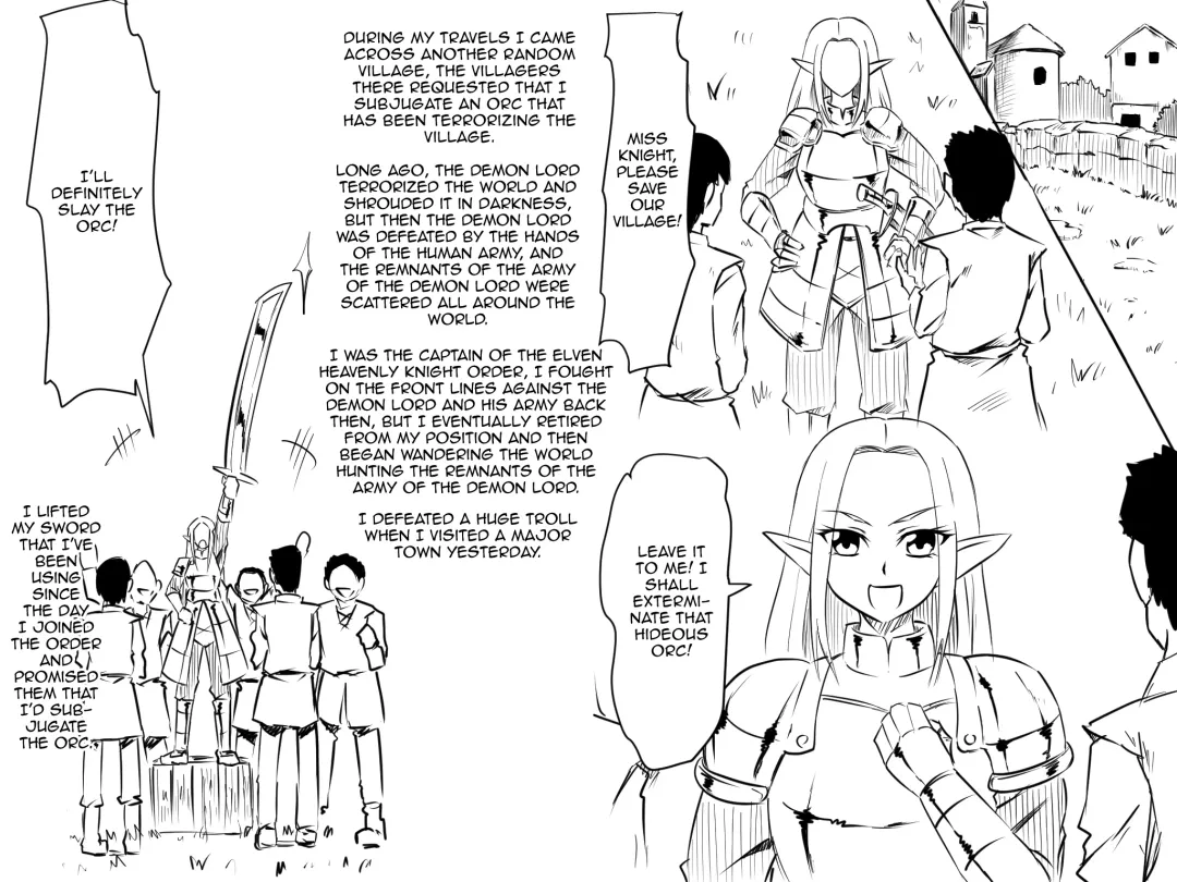 Haiboku Elf no Onna Kishi Orc Ryoujoku, Soshite... | A Female Elf Knight Gets Assaulted By An Orc, And Then... Fhentai - Page 7