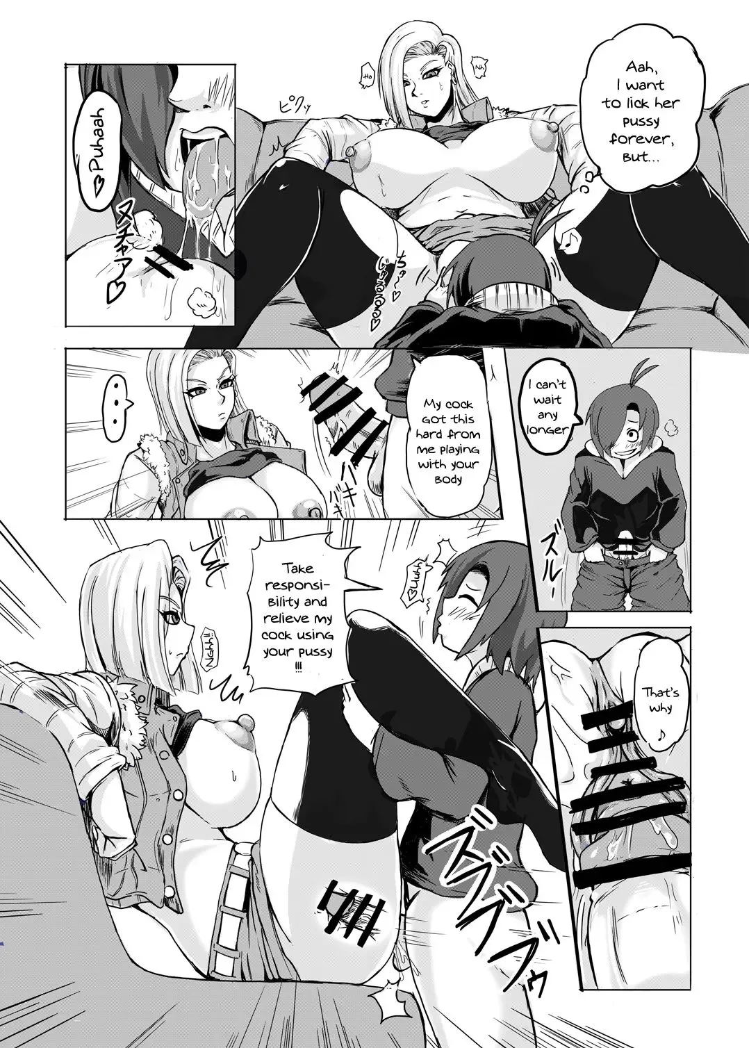 [3huro] 18-gou o Shuuchishin Zero ni Shite Yarimakurimashita | I Set Android 18's Shame To 0 And Fucked Her Over And Over Fhentai.net - Page 9