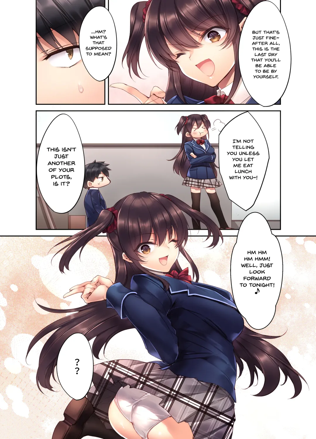 [Kurumi Moka] Kouhai JK ga Gimai ni!? Namaiki na Imouto ni Iroiro Wakarasete Mita. Fhentai - Page 4