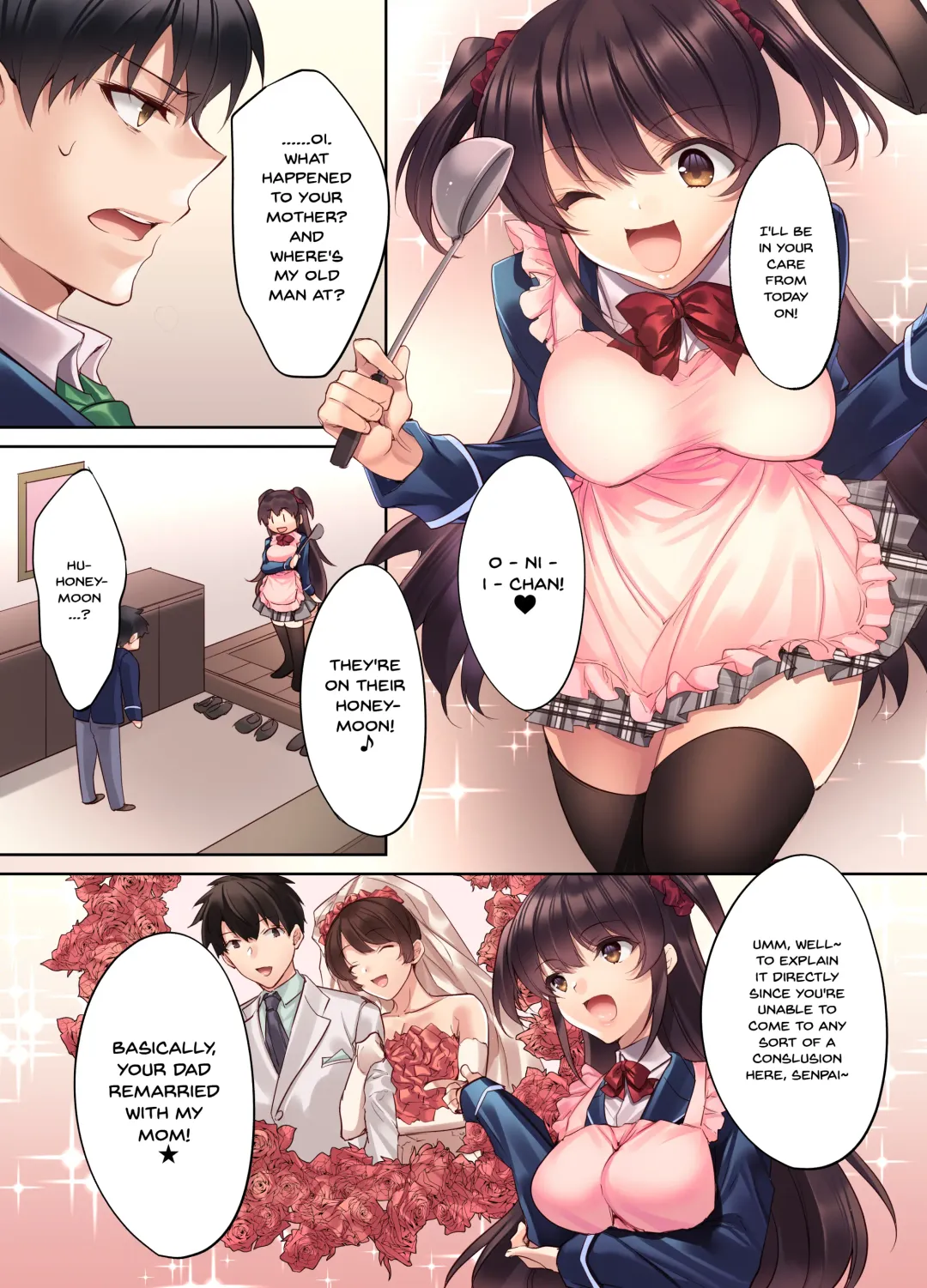 [Kurumi Moka] Kouhai JK ga Gimai ni!? Namaiki na Imouto ni Iroiro Wakarasete Mita. Fhentai - Page 6