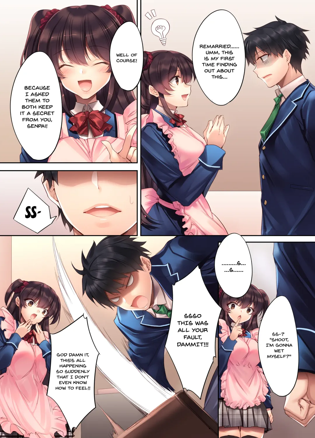 [Kurumi Moka] Kouhai JK ga Gimai ni!? Namaiki na Imouto ni Iroiro Wakarasete Mita. Fhentai - Page 7