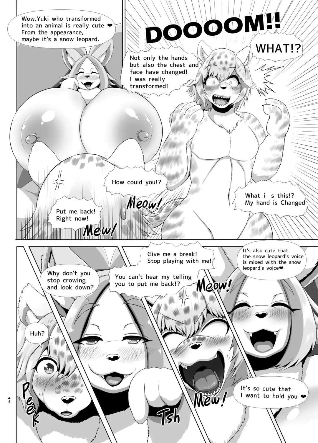 [Ather Birochi] Deka Bakunyuu Chihuahua Miko Deai Hen | Huge breasts Chihuahua shrine maiden Episode to meet for the first time Fhentai - Page 44