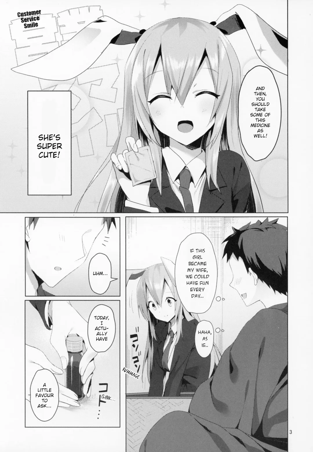 [Koikawa Minoru] Hatsujou Usagi to Asa made Okusuri Koubi | A Medicine For Mating With A Rabbit In Heat Until Morning Fhentai.net - Page 4