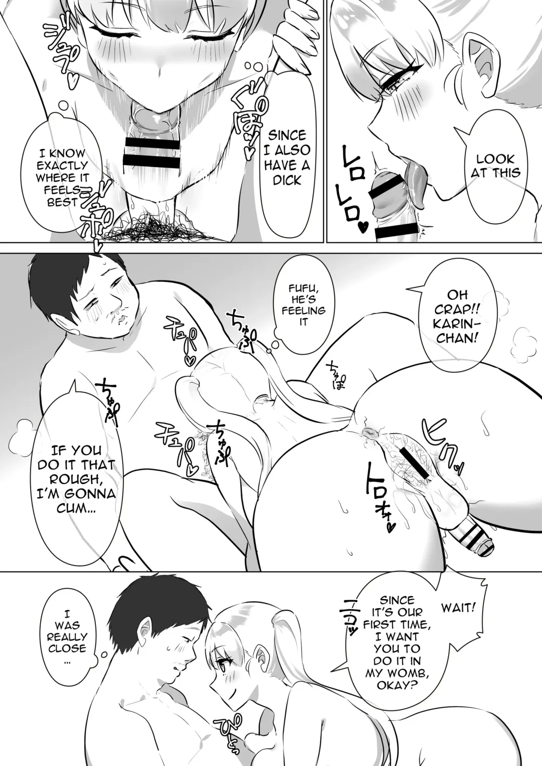 [Inari Mochi] Futa Gal Yomo Souda Karin Datsu Seikatsuku de Love Love Gohoushi!! Fhentai - Page 8