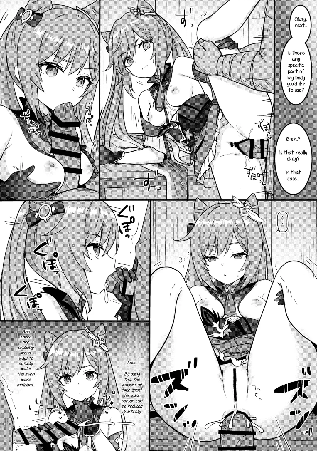 [Momosawa] Keqing-chan ga Buka o Shigoki Makuru Hon Fhentai - Page 13