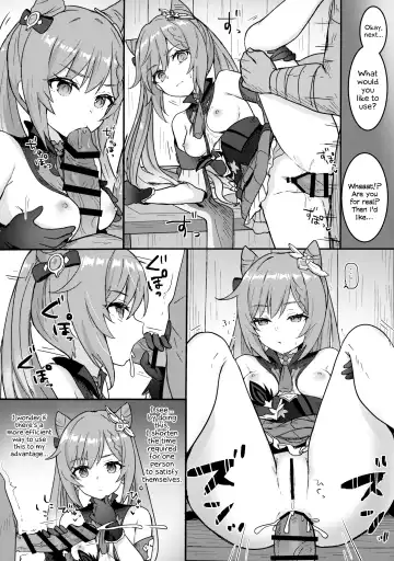 [Momosawa] Keqing-chan ga Buka o Shigoki Makuru Hon | A Book In Which Keqing-chan Efficiently Works Her Subordinates Fhentai - Page 13