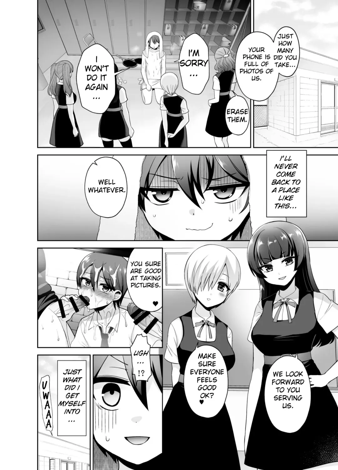 [Piririnegi] Joshikou ni Shinnyuu Shiyou to Shitara Kabe ni Hamatte Futanari Jogakusei no Nikubenki ni Saretandaga | I tried to sneak into an all girls’ school, got trapped in a wall and was used as the futa students’ meat urinal Fhentai - Page 20
