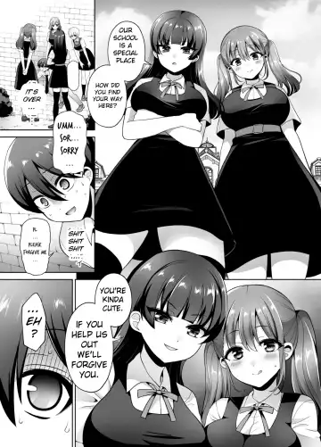 [Piririnegi] Joshikou ni Shinnyuu Shiyou to Shitara Kabe ni Hamatte Futanari Jogakusei no Nikubenki ni Saretandaga | I tried to sneak into an all girls’ school, got trapped in a wall and was used as the futa students’ meat urinal Fhentai - Page 5