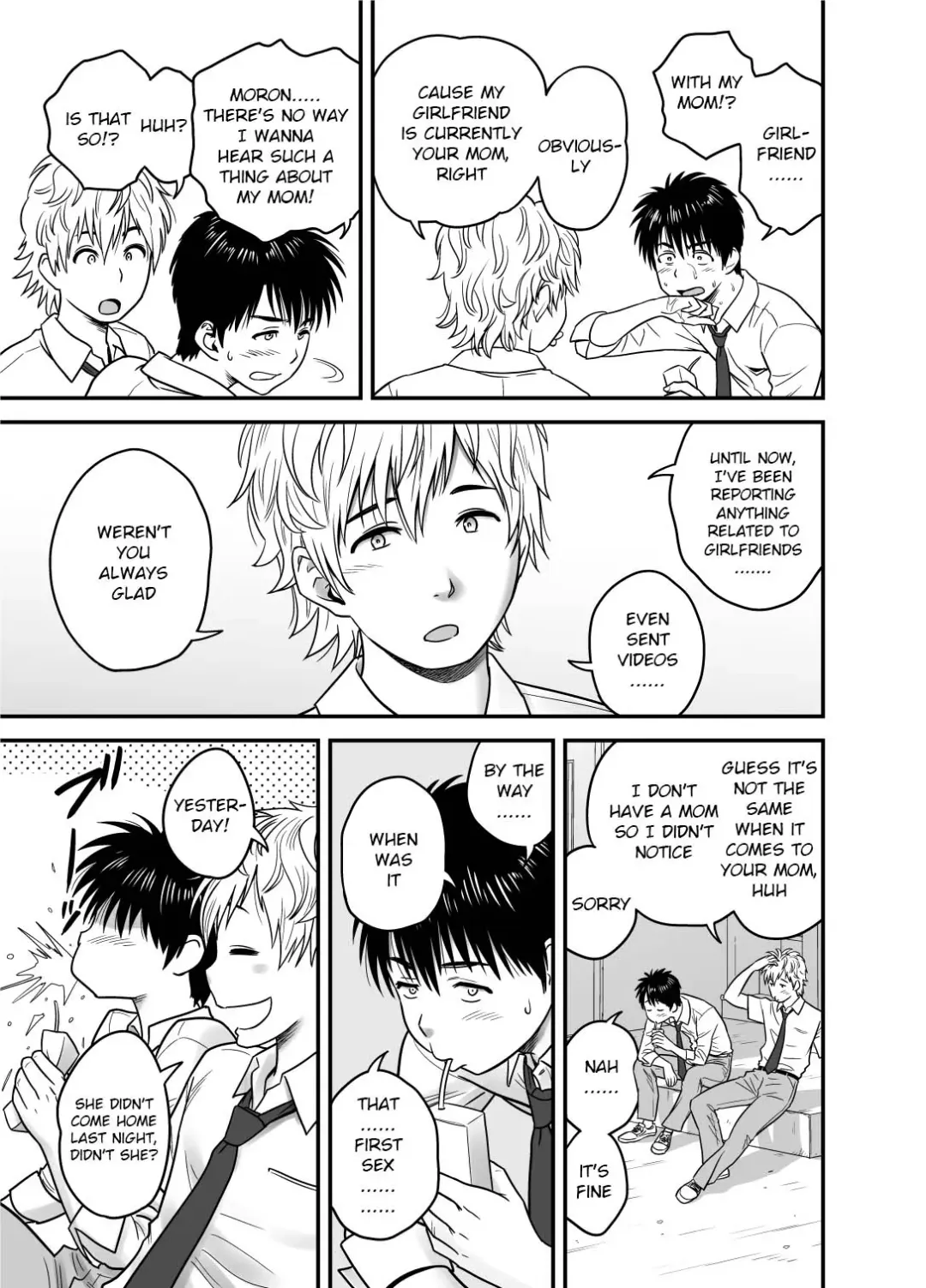 [Tatsunami Youtoku] Because my mother became my friend's GF Fhentai - Page 18