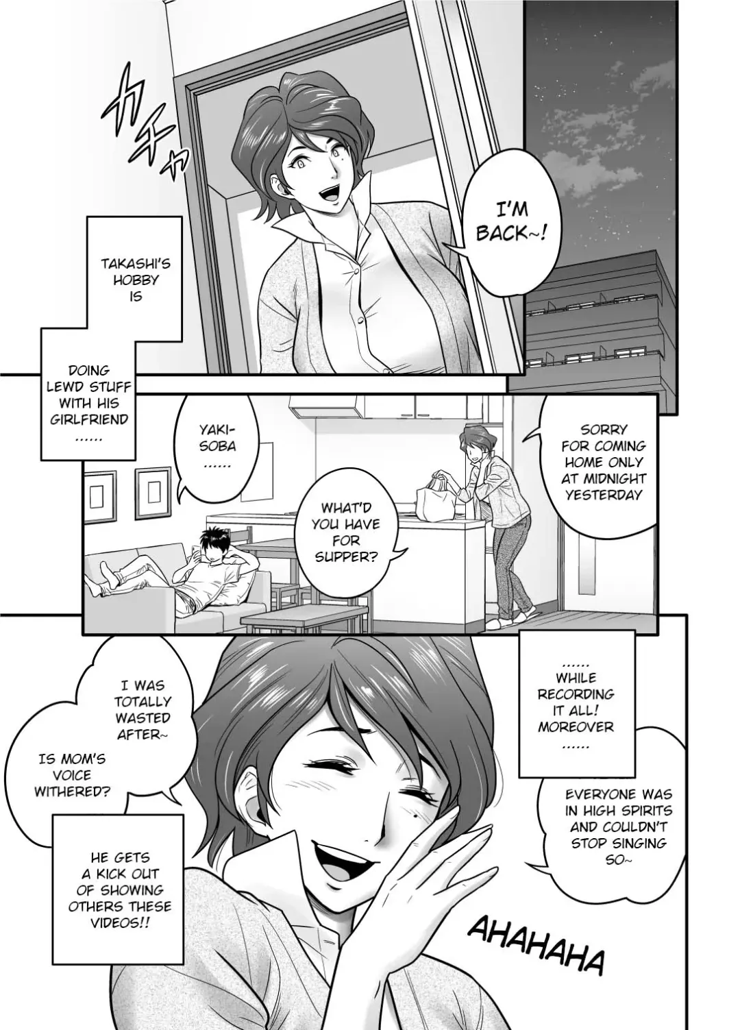 [Tatsunami Youtoku] Because my mother became my friend's GF Fhentai - Page 22