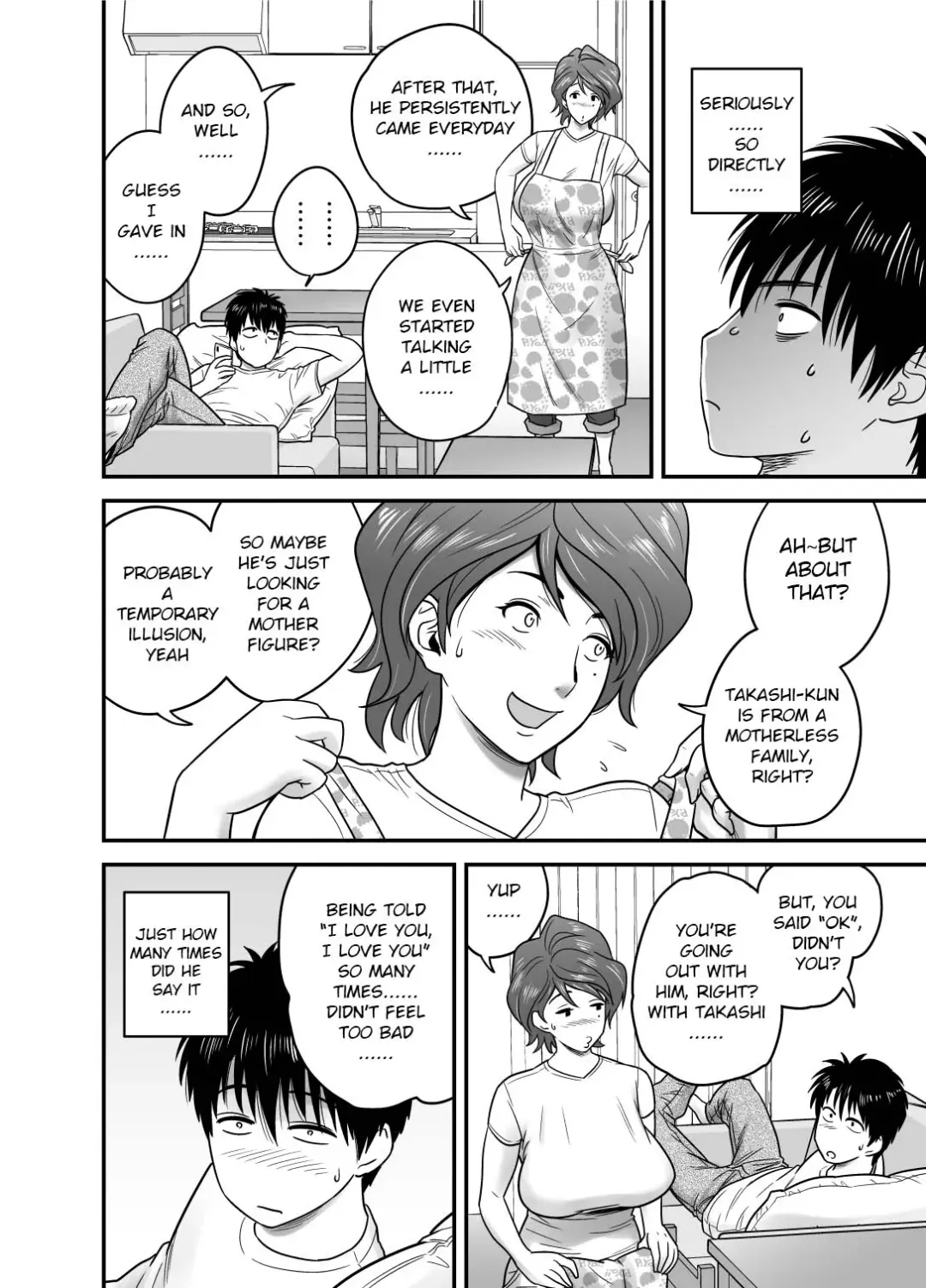 [Tatsunami Youtoku] Because my mother became my friend's GF Fhentai - Page 9