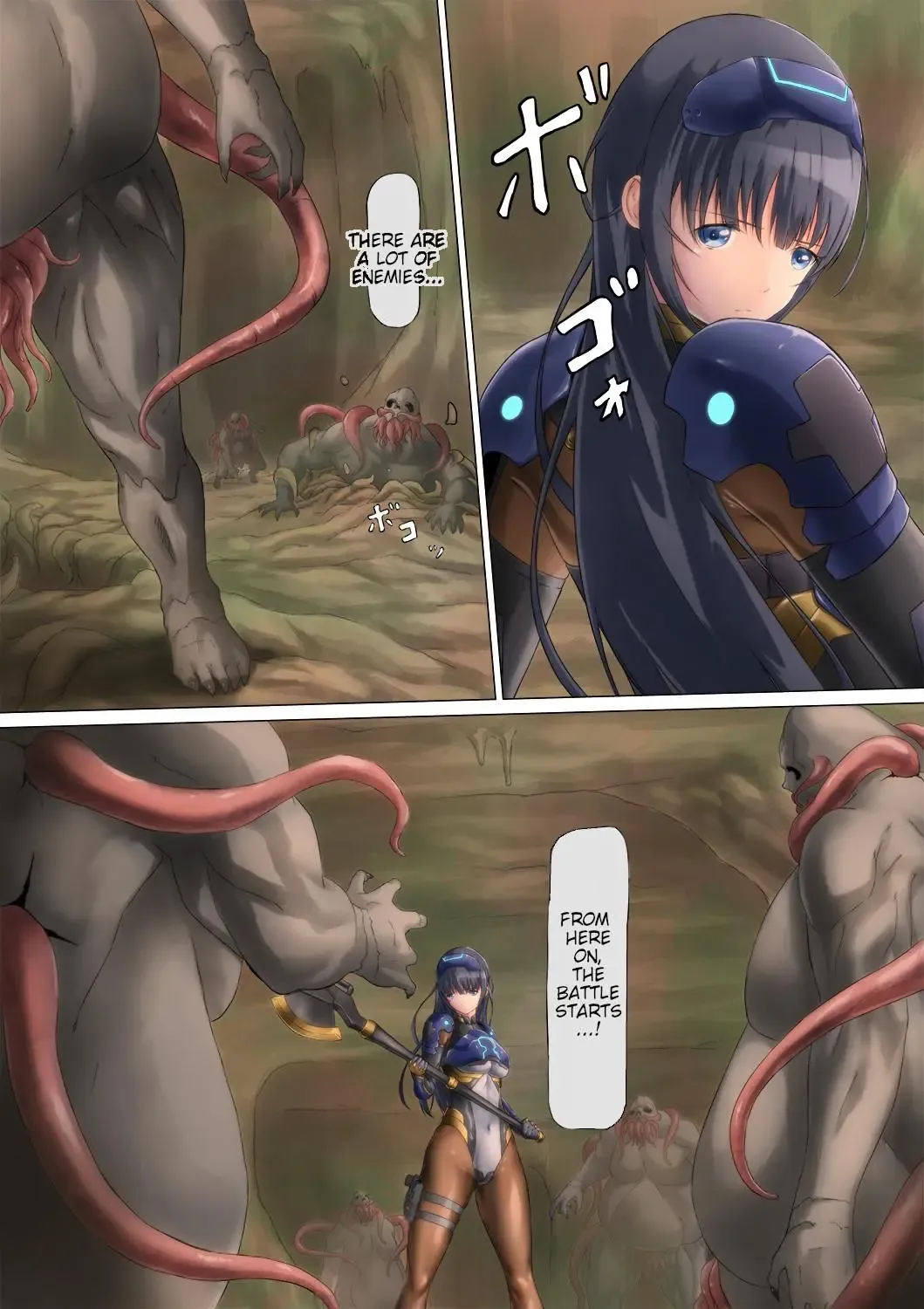 [Mogo-721] PichiSui Musume Shokushukan | Pichisui Girl Tentacle Rape Fhentai - Page 13