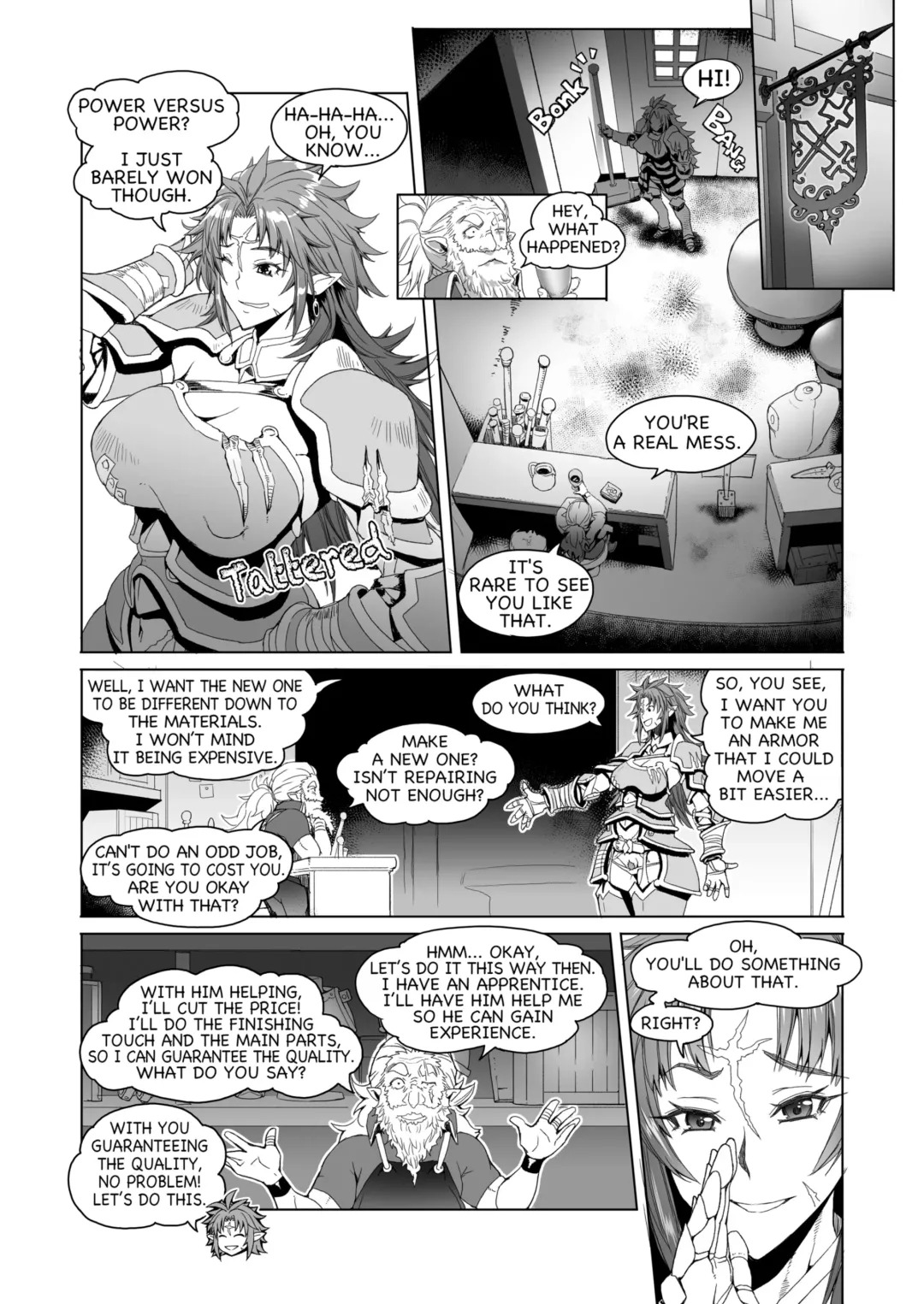 [Asaki Takayuki] hiiro no tui to muku no miya | Dora the Readhead (decensored) Fhentai - Page 3