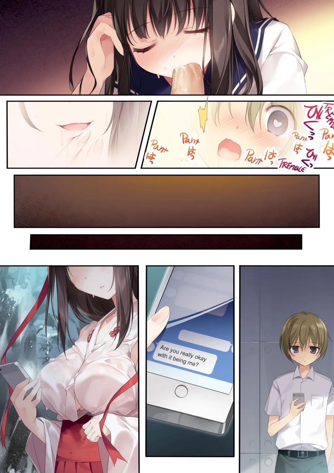 [Karory] Seiso Bitch na Miko Senpai | Pure Slut Miko Senpai (decensored) Fhentai.net - Page 22