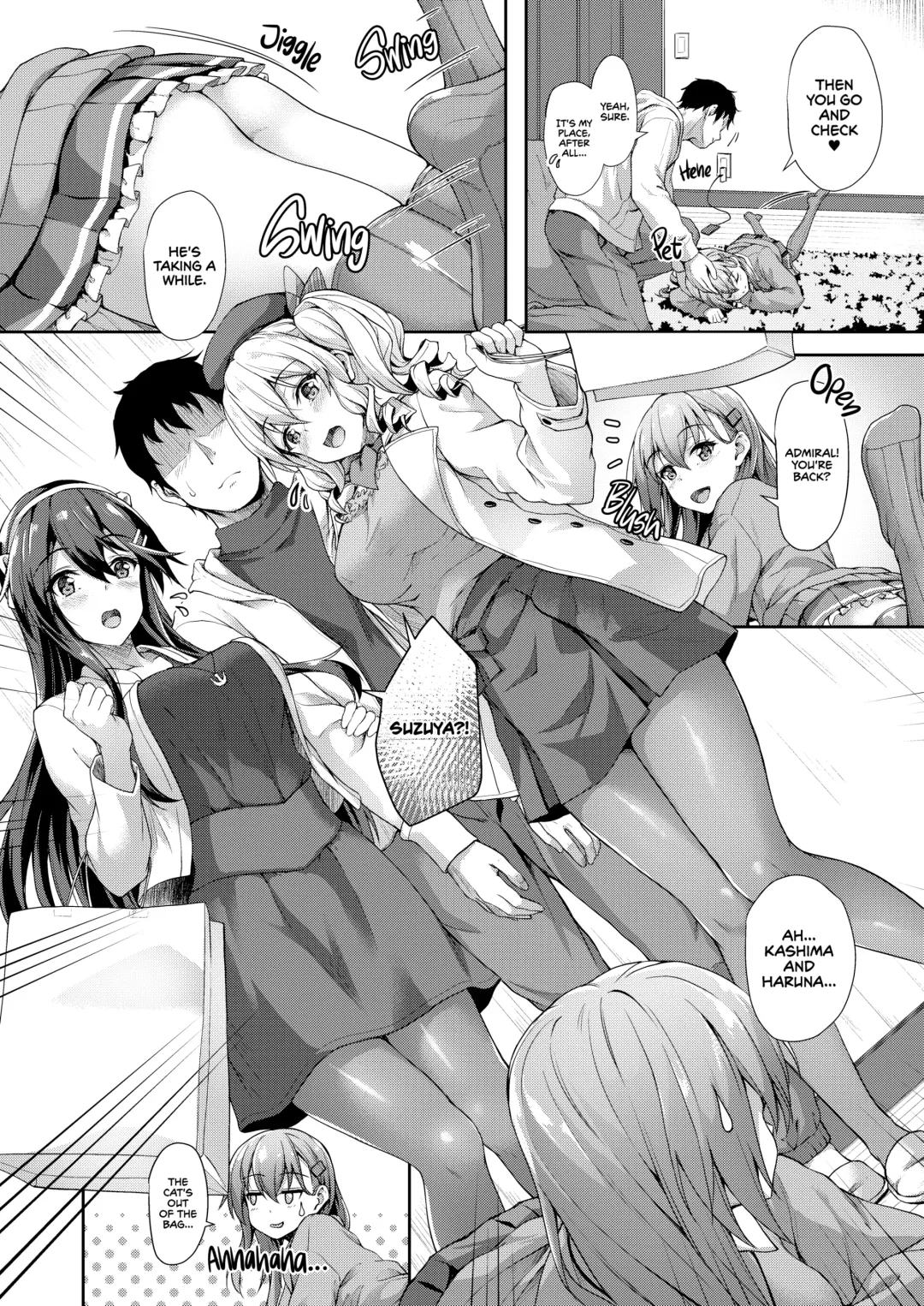 [Awayume] Guutara Suzuya no Manekarezaru Kyaku | Couch Potato Suzuya and the Uninvited Guests (decensored) Fhentai - Page 3