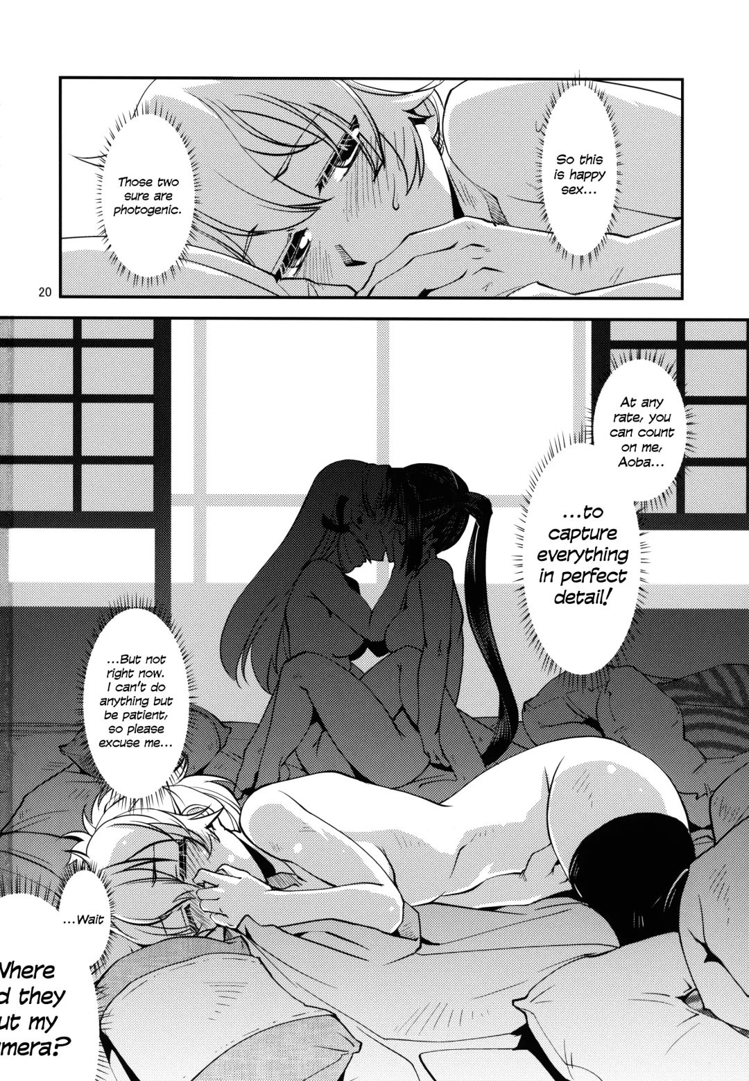 [Kamotama] Aoba no Dokkiri Maruhi Houkoku | Aoba's Unexpected Secret Report Fhentai - Page 22