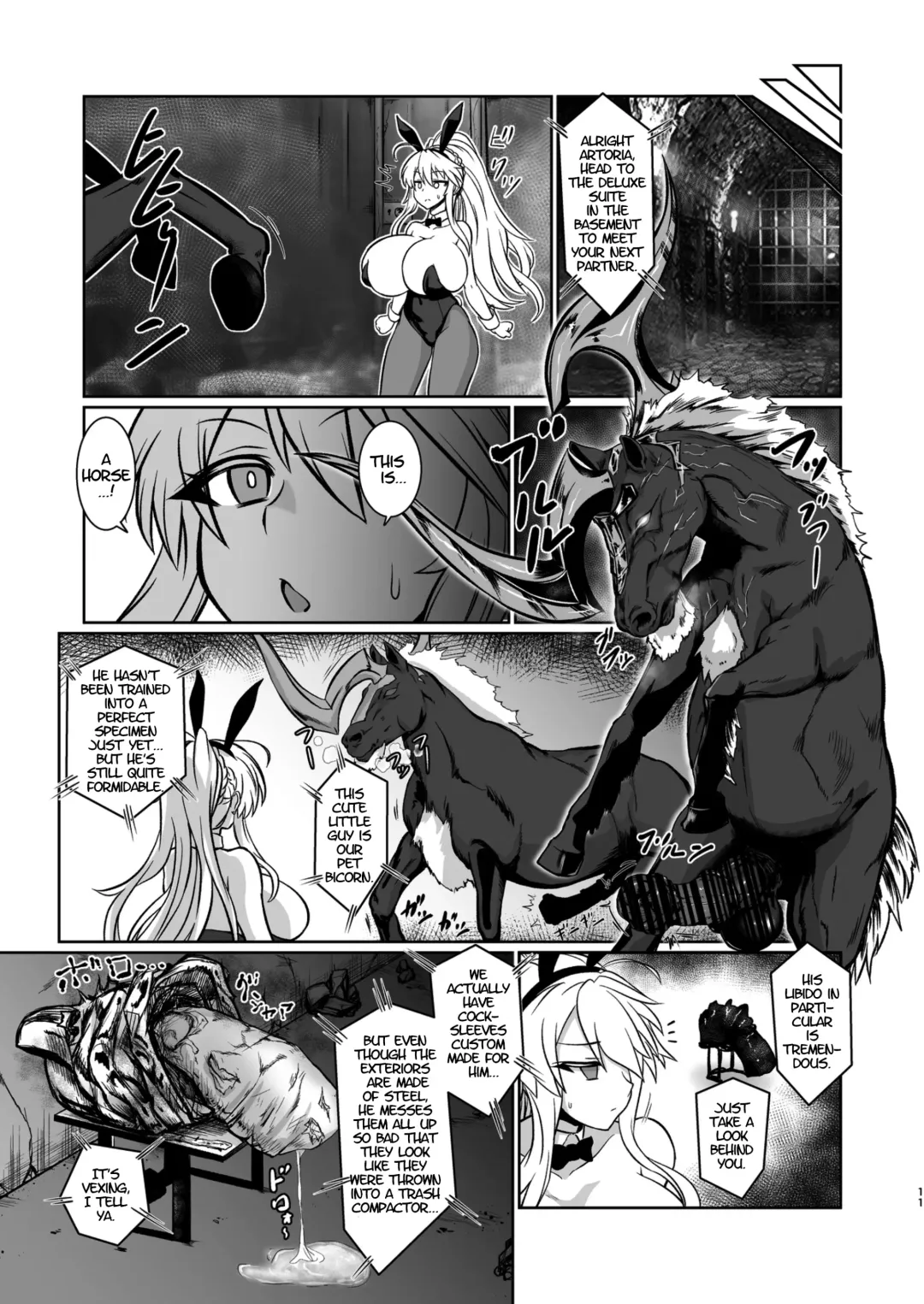 [Isemagu] Gohoushi Bunny Sakusei no Artoria | Artoria the Cock-Wringing Service Bunny Fhentai.net - Page 10