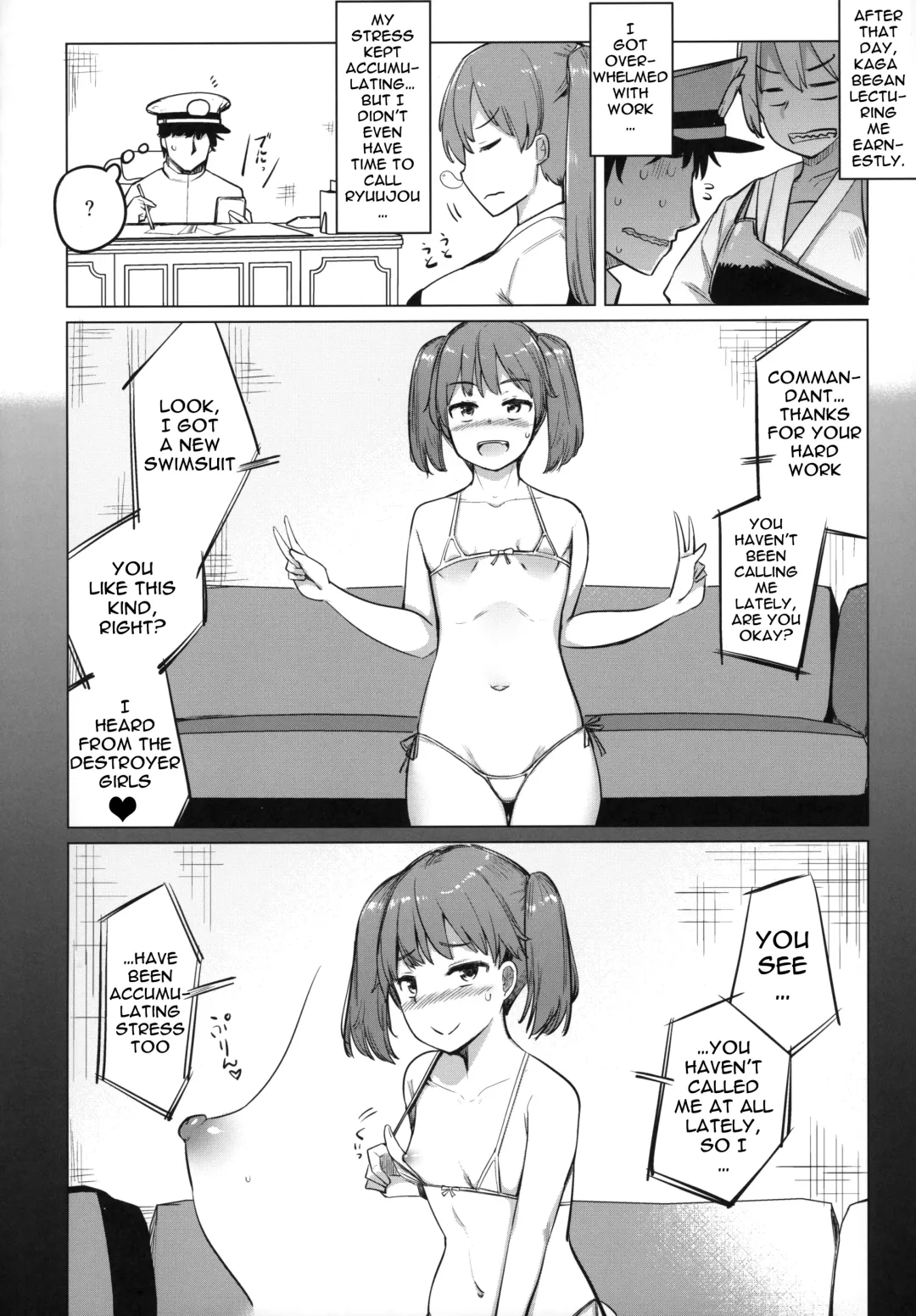 [Ippongui] Shigoto ni Tsukaretara Ryuujou o Yobidashite Nuitemorau. Fhentai.net - Page 21