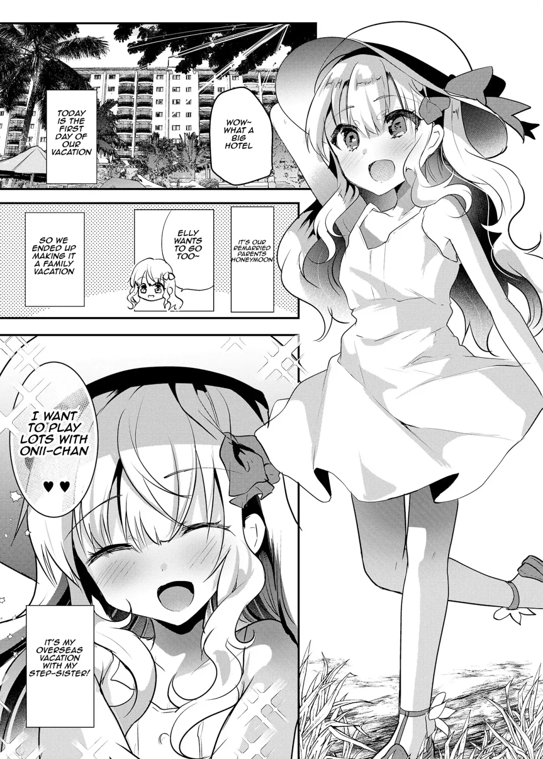 [Shimaji] Imouto Elly-chan to Honeymoon Vacances | Elly and Honeymoon Vacance Fhentai.net - Page 4