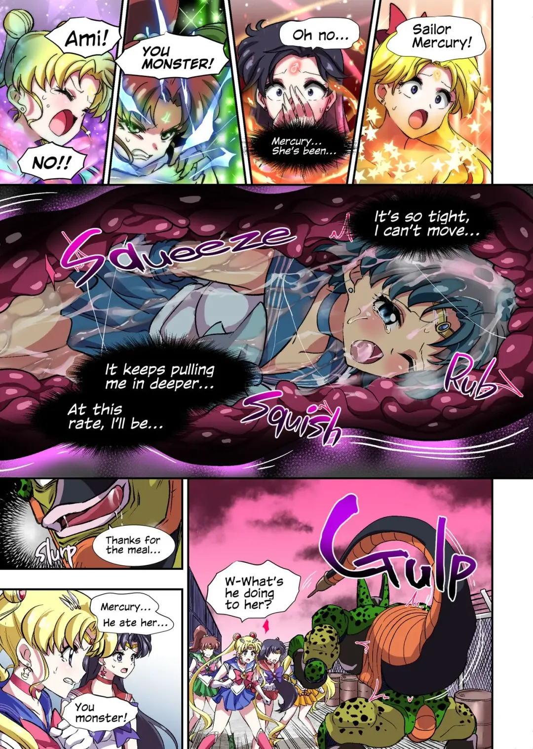 [Susuanpan] Cell no Esa Ext. Sangetsuhen | Cell's Perfect Meal: Sailor Moon V Fhentai.net - Page 4