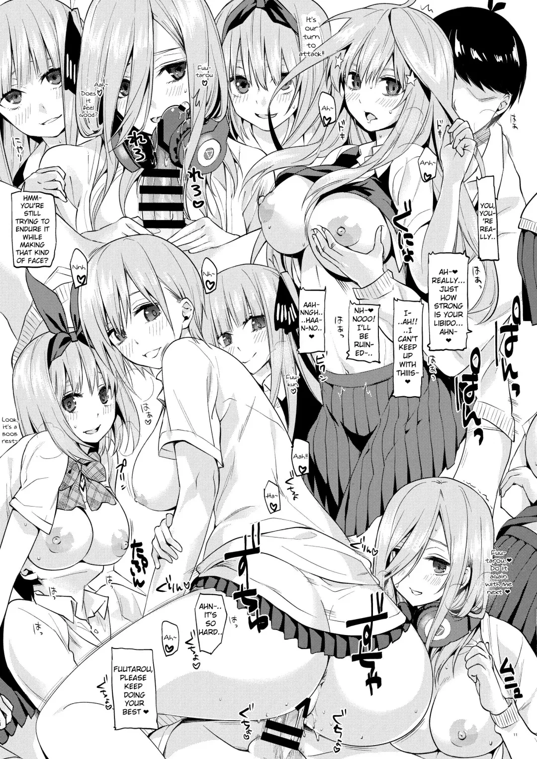 Gobun no Go -Nakano-ke Itsutsugo Harem END- | Five Fifths -Nakano Quintuplets' Harem END- Fhentai - Page 10