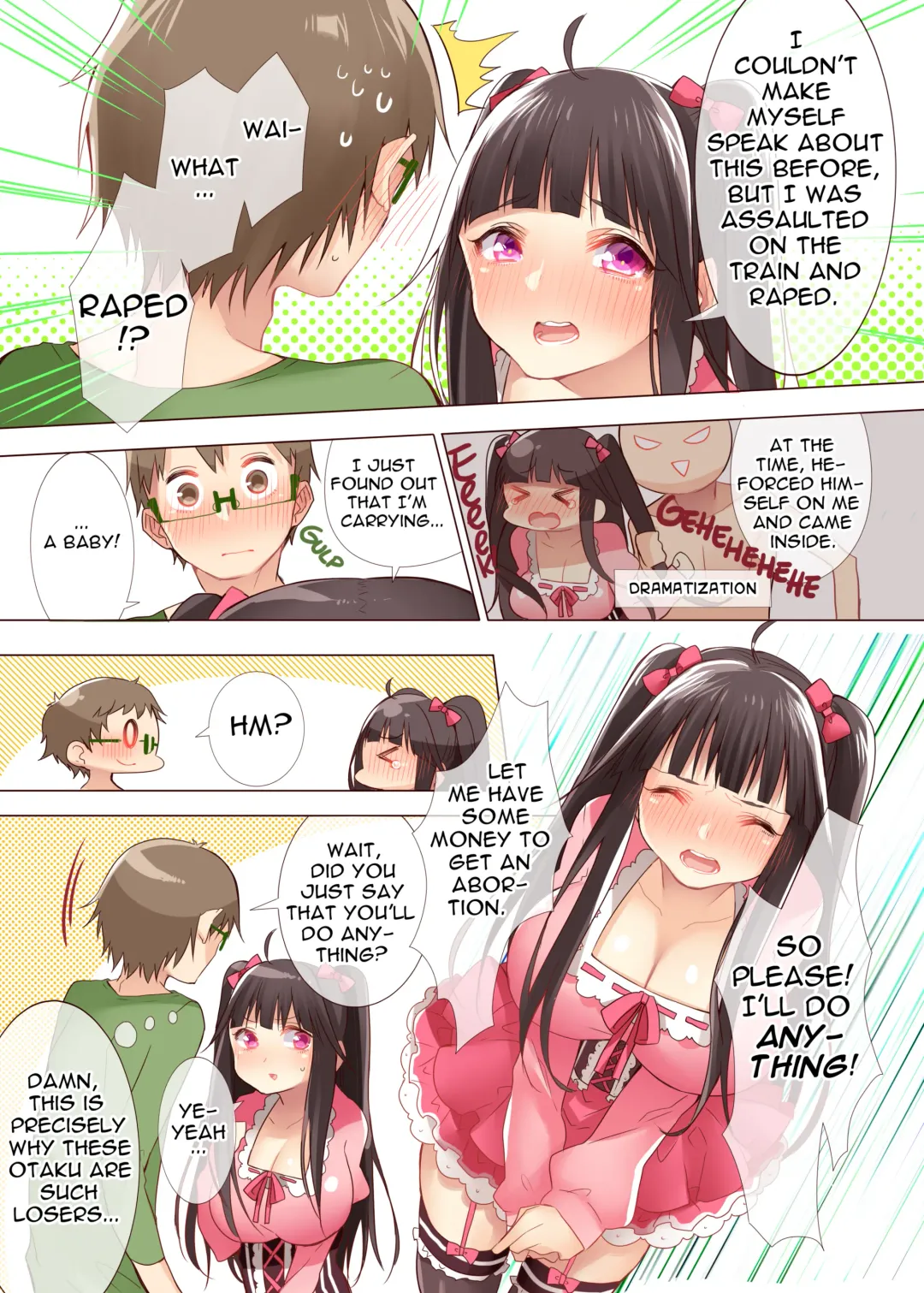 [Hattori Masaki] The Princess of an Otaku Group Got Knocked Up by Some Piece of Trash So She Let an Otaku Guy Do Her Too!? (decensored) Fhentai - Page 16