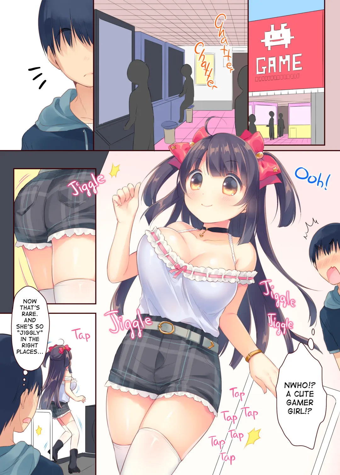 [Usashiro Mani] GaCen Hime to DT Otoko no Ichaicha Kozukuri Love Sex | Arcade Princess And a Virgin Boy Who Make Out And Have Lovey-Dovey Baby-Making Sex (decensored) Fhentai - Page 2